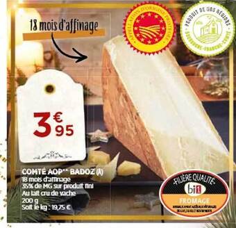 Maximarché Comté aop badoz offre