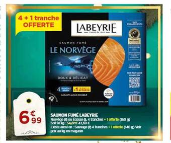 Maximarché Saumon fumé labeyrie offre