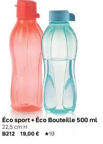 Tupperware Éco Sport + Éco Bouteille 500 mL offre