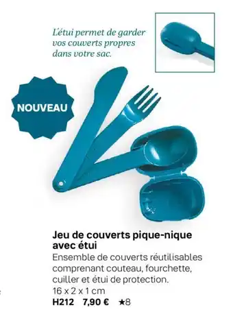 Jeu De Couverts Pique-Nique Avec Ătui