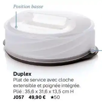 Plat De Service Avec Cloche Extensible Et Poignée Intégrée