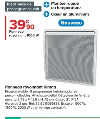 Panneau Rayonnant Kiruna