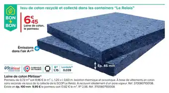 Castorama Laine de Coton Metisse offre
