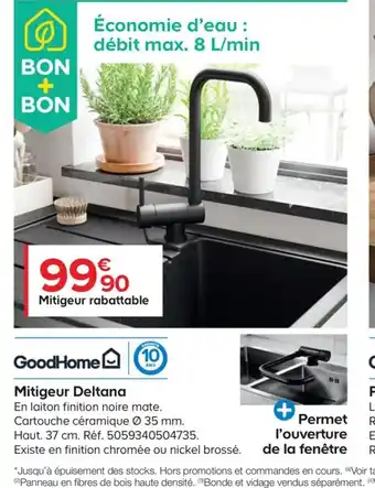 Castorama Goodhome Mitigeur Deltana offre