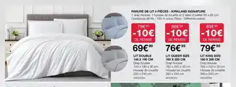 Costco Parure de Lit 4 Pieces Kirkland signature offre
