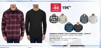 Ensemble Chemise & Haut Thermique Homme Jachs Ny