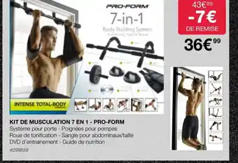 Kit de Musculation 7 en 1 Pro-Form