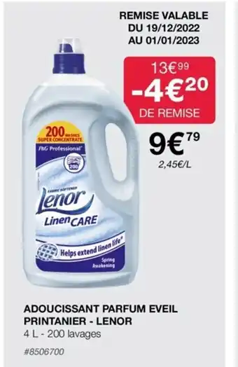Adoucissant Parfum Eveil Printanier Lenor