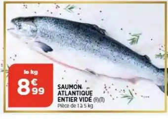 Bi1 Saumon atlantique entier vidé offre