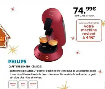 Gitem Cafetière senseo philips offre