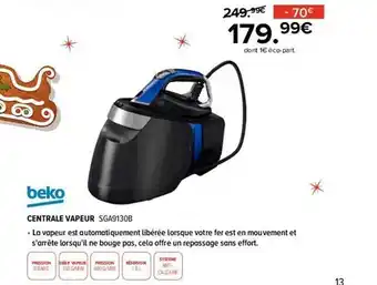 Gitem Centrale vapeur beko offre