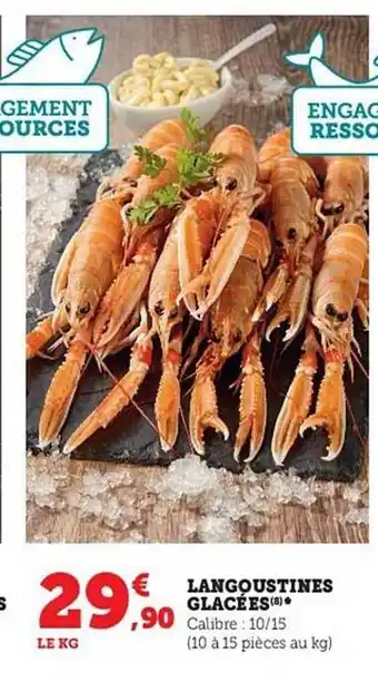 Hyper U Langoustines glacées offre