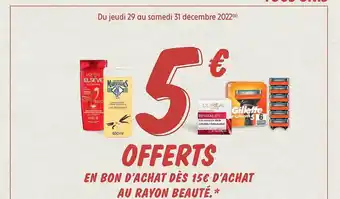 Intermarché Rayon beauté offre