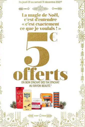 Intermarché Rayon beauté offre