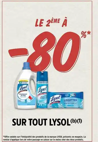 Intermarché Lysol offre