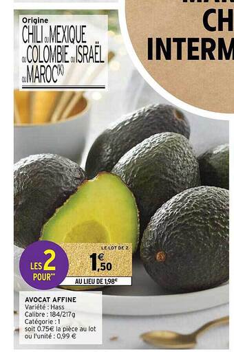 Intermarché Avocat affiné offre
