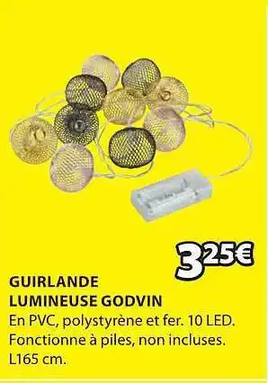 JYSK Guirlande lumineuse godvin offre