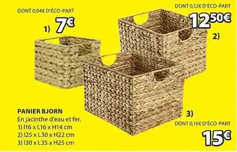 JYSK Panier bjorn offre