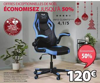 JYSK Chaise gaming vojens offre
