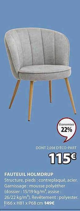 JYSK Fauteuil holmdrup offre