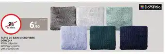 Intermarché Hyper Tapis de bain microfibre domédia offre