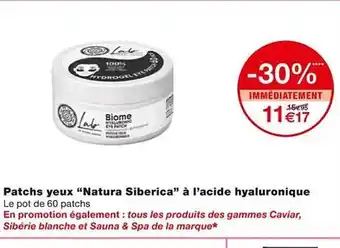 Monoprix Patchs yeux offre