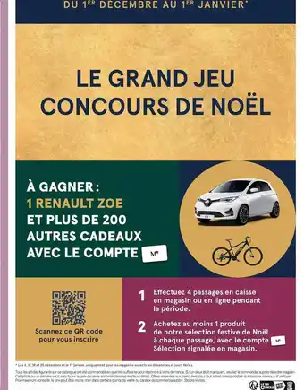Monoprix Le grand jue concours de noël offre