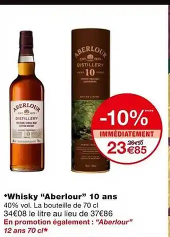 Monoprix Whisky offre