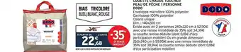 Intermarché Couette chaude toucher peau de pêche 1 personne dodo offre