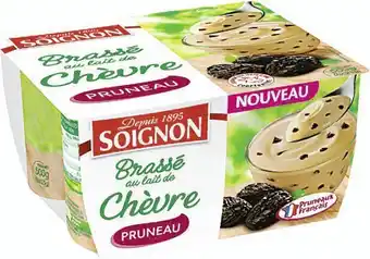 Casino Supermarchés Yaourt brassé au lait de chèvre pruneau Nouveau offre