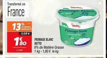 Netto Fromage blanc netto offre