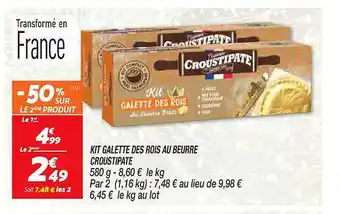 Netto Kit galette des rois au beurre croustipate offre