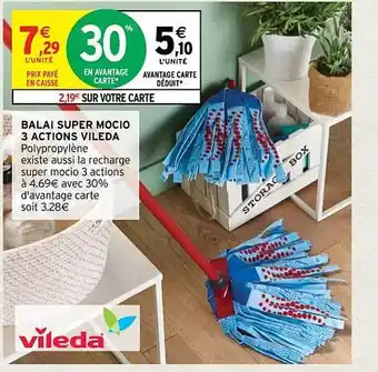 Balai super mocio 3 actions vileda
