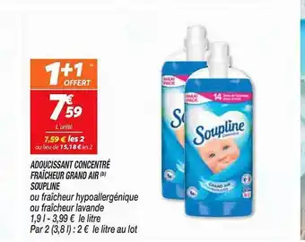 Netto Adoucissant concentré fraîcheur grand air soupline offre