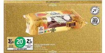Intermarché Express Bûche pur beurre cacao chabrior offre