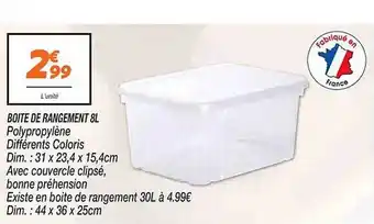Netto Boîte de rangement 8l offre