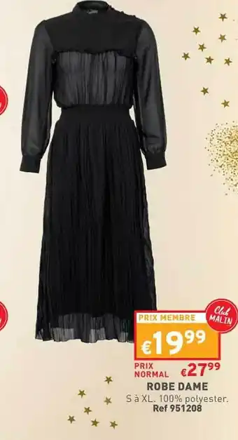 Trafic Robe dame offre