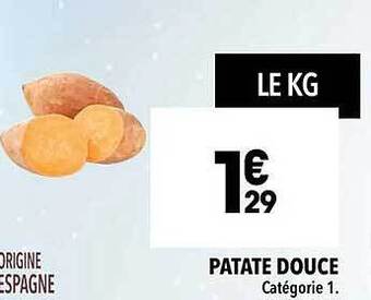 Supeco Patate douce offre