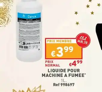 Liquide pour machine à fumée
