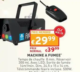 Trafic Machine à fumée offre