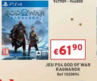 Jeu ps4 god of war ragnarok