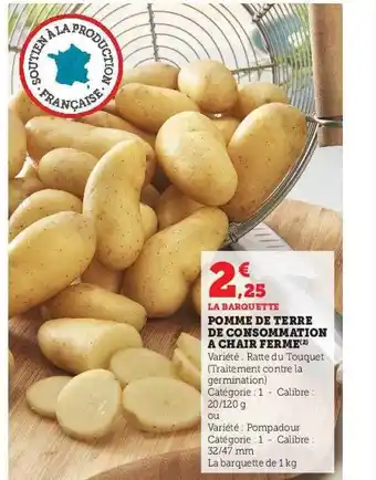 U Express Pomme de terre de consommation à chair ferme offre