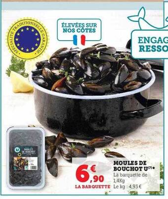 U Express Moules de bouchot u offre