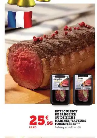 RÎtir cuissot de sanglier ou de biche marinés saveurs forestiÚres