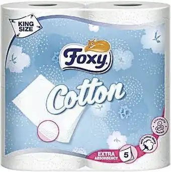 Casino Supermarchés Papier Toilette Cotton Foxy King Size offre