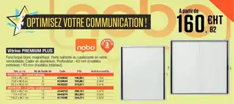 Vitrine premium plus nobo