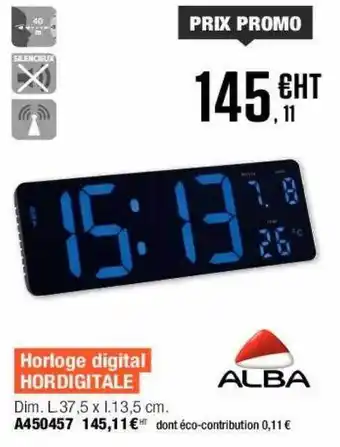 Horloge digital hordigitale alba