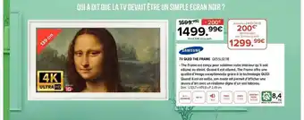 Gitem Tv qled the frame samsung offre