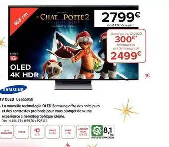 Tv oled samsung