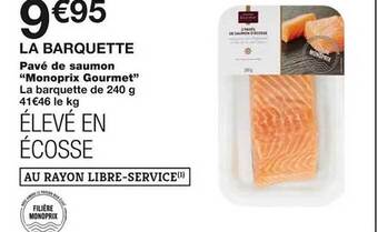 Monoprix Pavé de saumon offre